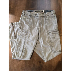 Anthro Daughters of the Liberation Womens Cargo Ankle Zip Size 25